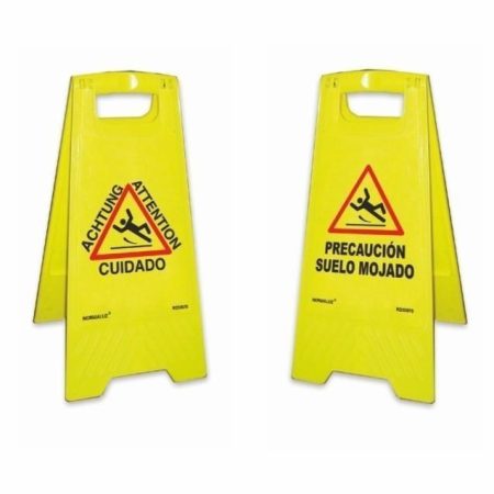 PANEL CON SEÑAL DE PRECAUCIÓN