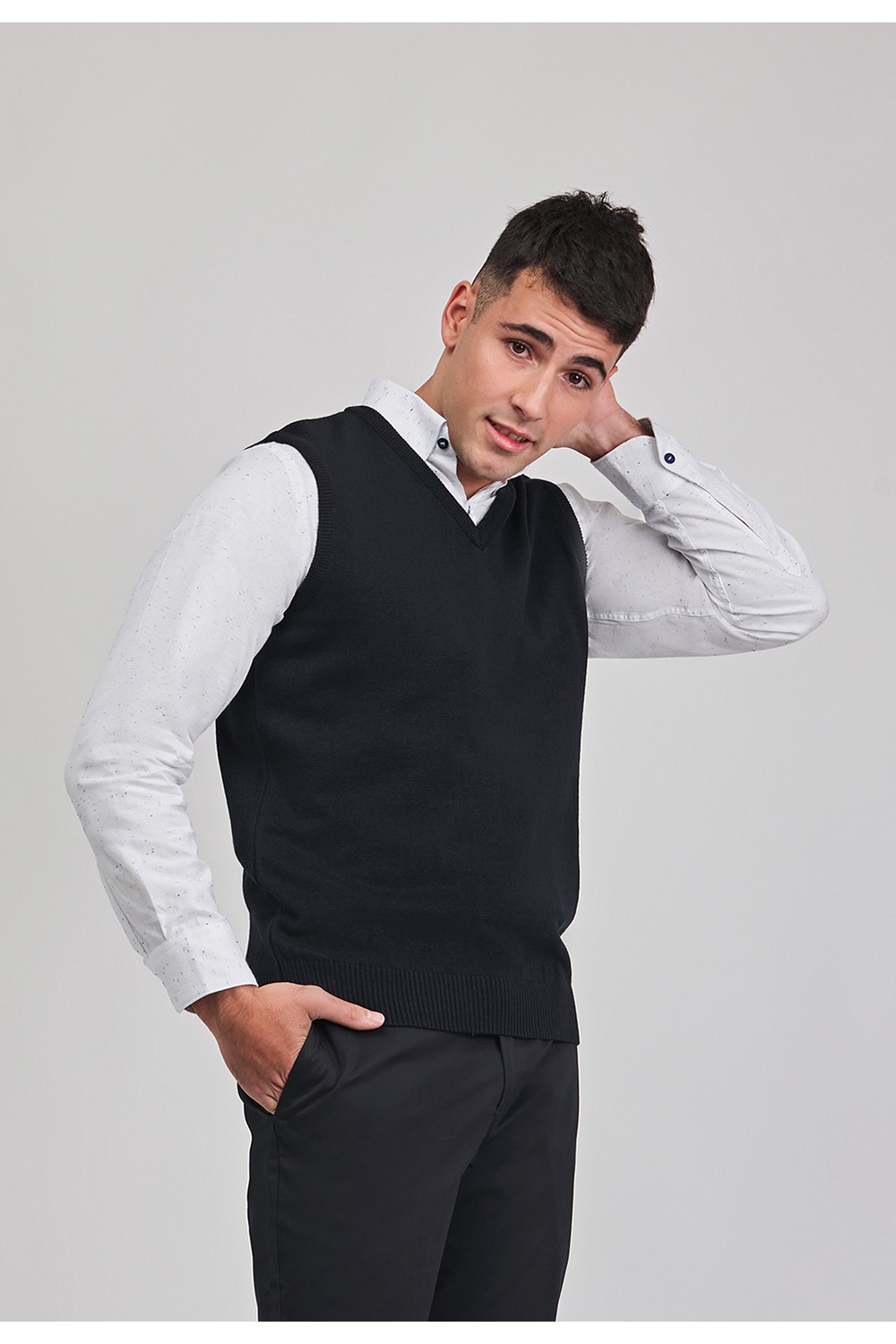 CHALECO DE PUNTO UNISEX-106 - Imagen 3