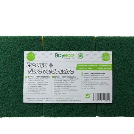 PROFESIONAL ESPONJA+FIBRA VERDE EXTRA 6 UD.