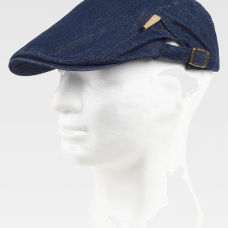 Boina inglesa unisex en tejido vaquero