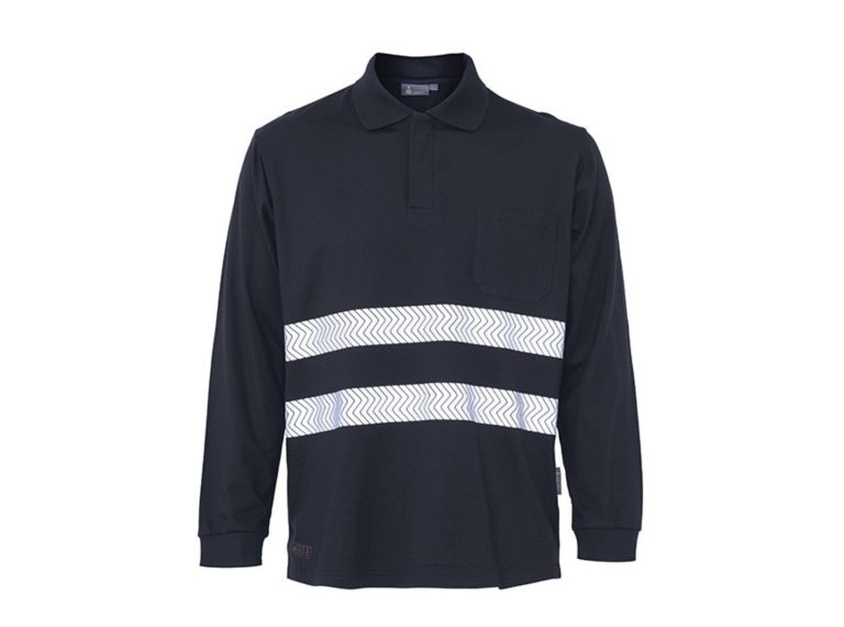 Polo ignífugo de manga larga BORI 6-2B