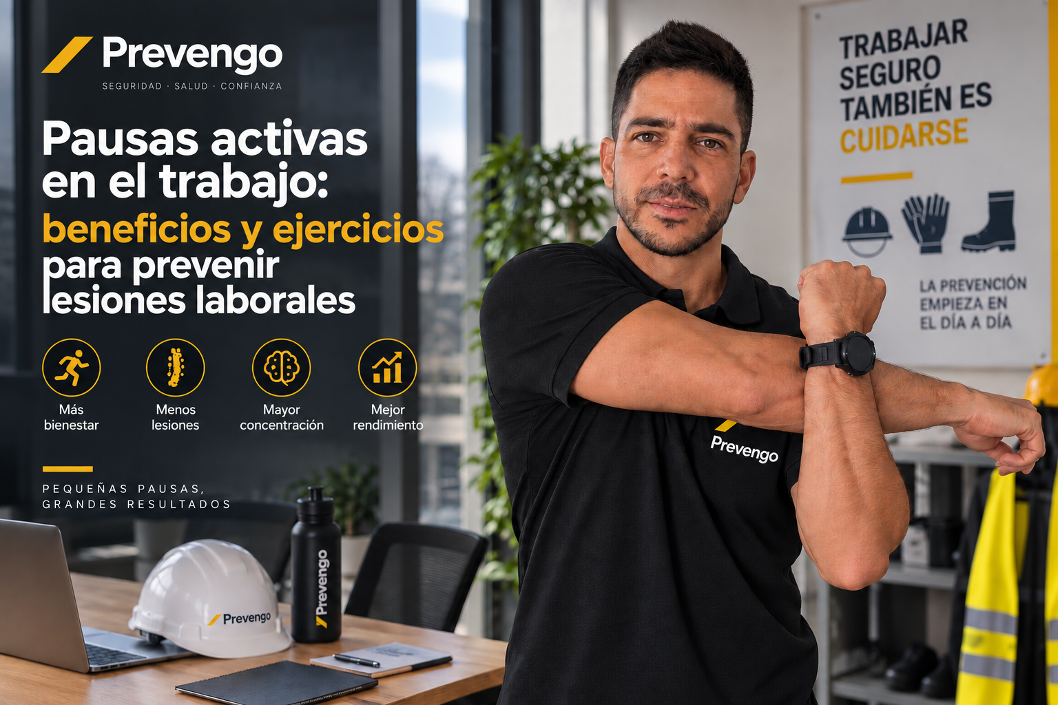 Pausas activas en el trabajo para mejorar el bienestar y prevenir lesiones laborales