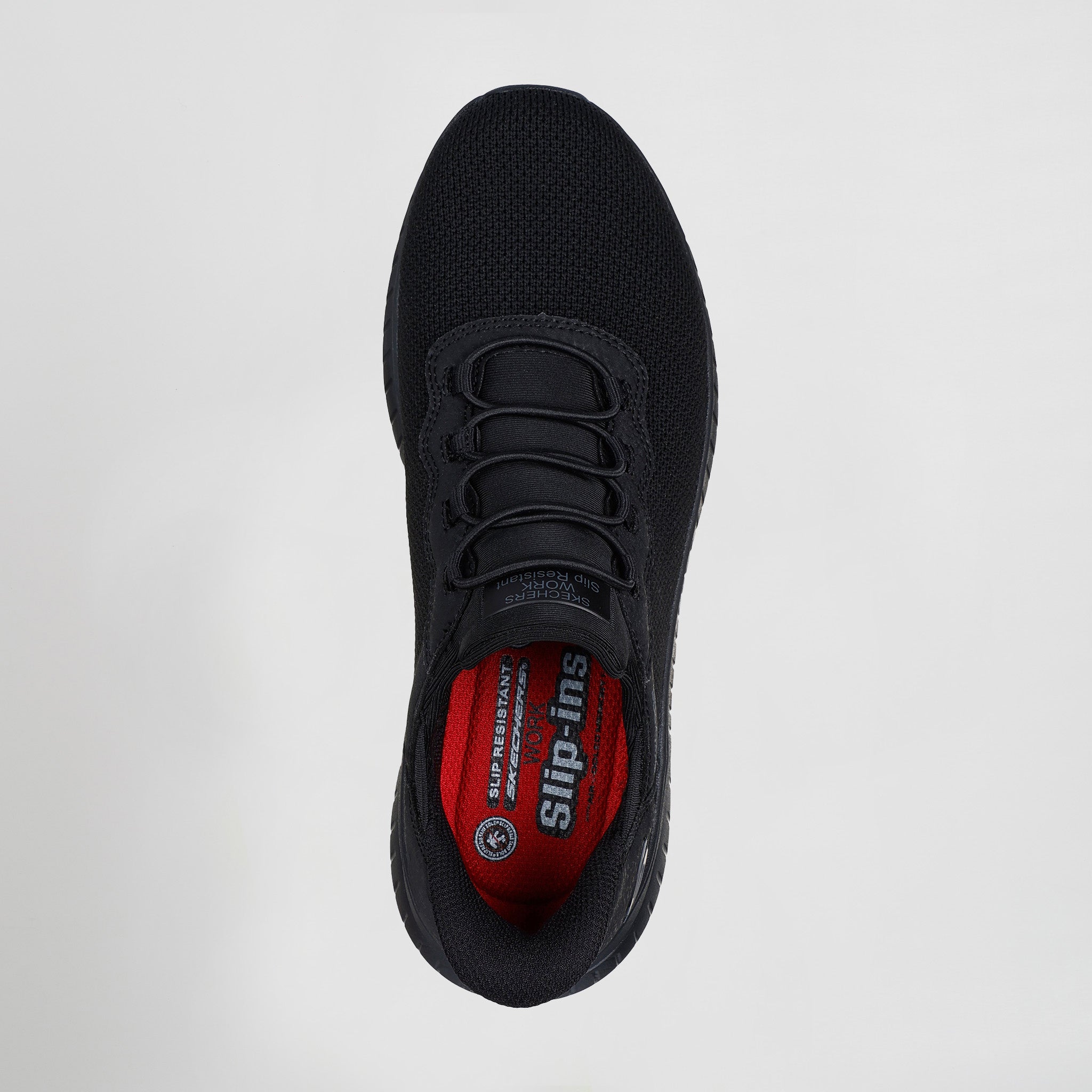 Skechers Slip-ins Squad Chaos SR Jasul mujer negro, vista 2