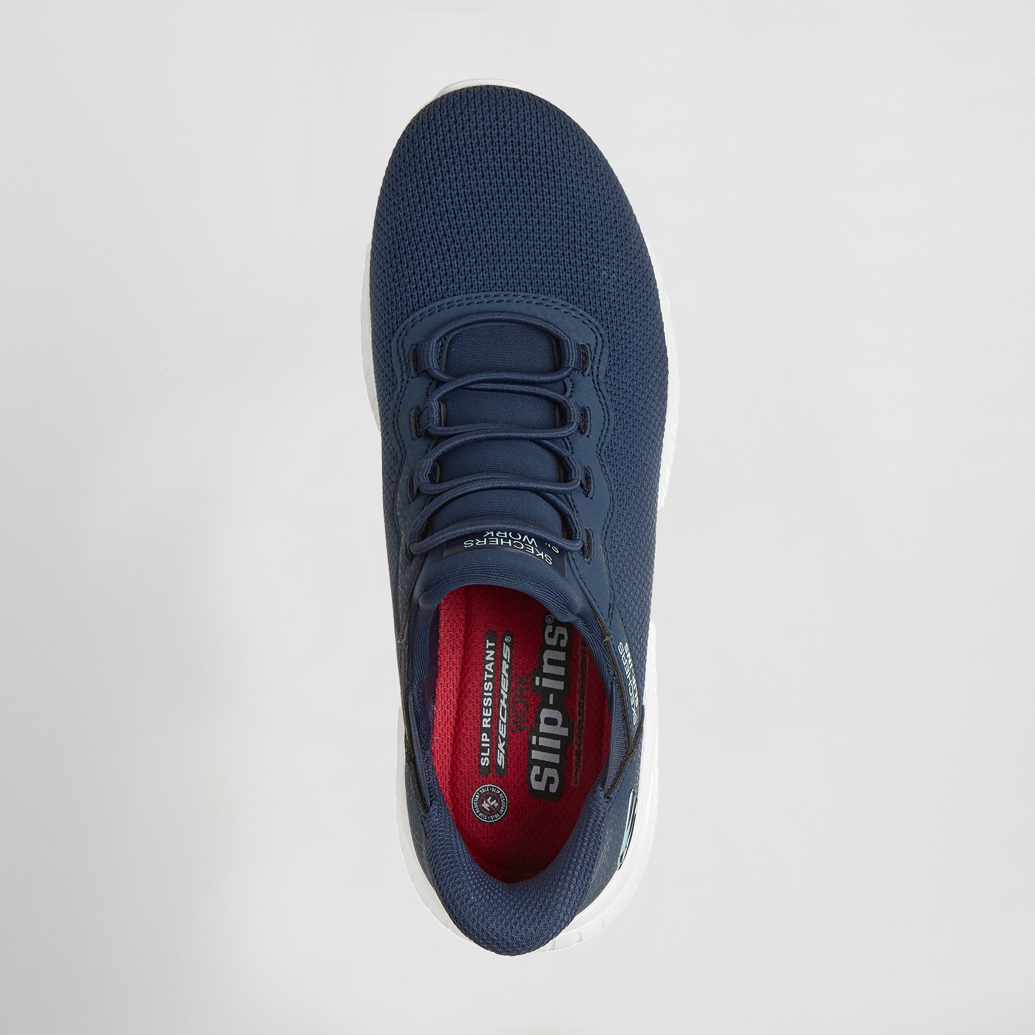 Skechers Slip-ins Squad Chaos SR Jasul mujer marino, vista 3