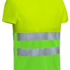 Camiseta bicolor de alta visibilidad Valento DEMOLITION amarillo flúor-verde manzana
