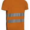 Camiseta de alta visibilidad Valento STRAHAN naranja flúor