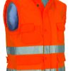 Chaleco acolchado de alta visibilidad Valento ANCHORAGE naranja flúor