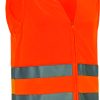 Chaleco ligero de alta visibilidad Valento PORTLAKE naranja flúor