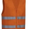 Chaleco ligero de alta visibilidad Valento WAGON naranja flúor