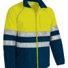 Forro polar de alta visibilidad Valento ANETO amarillo flúor-azul marino orión