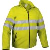 Chaqueta softshell de alta visibilidad Valento STORM amarillo flúor