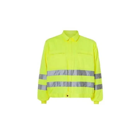 Cazadora Seana CUGAT 1 amarillo flúor con bandas reflectantes