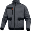 Chaqueta M2VE3 Delta Plus, frontal gris y negro