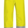 Pantalón impermeable de alta visibilidad Valento NARVIK amarillo flúor-azul marino orión
