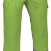Pantalón multibolsillos de alta visibilidad Valento TRAIN amarillo flúor-verde manzana