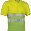 Polo de alta visibilidad Valento BUILD amarillo flúor-verde manzana