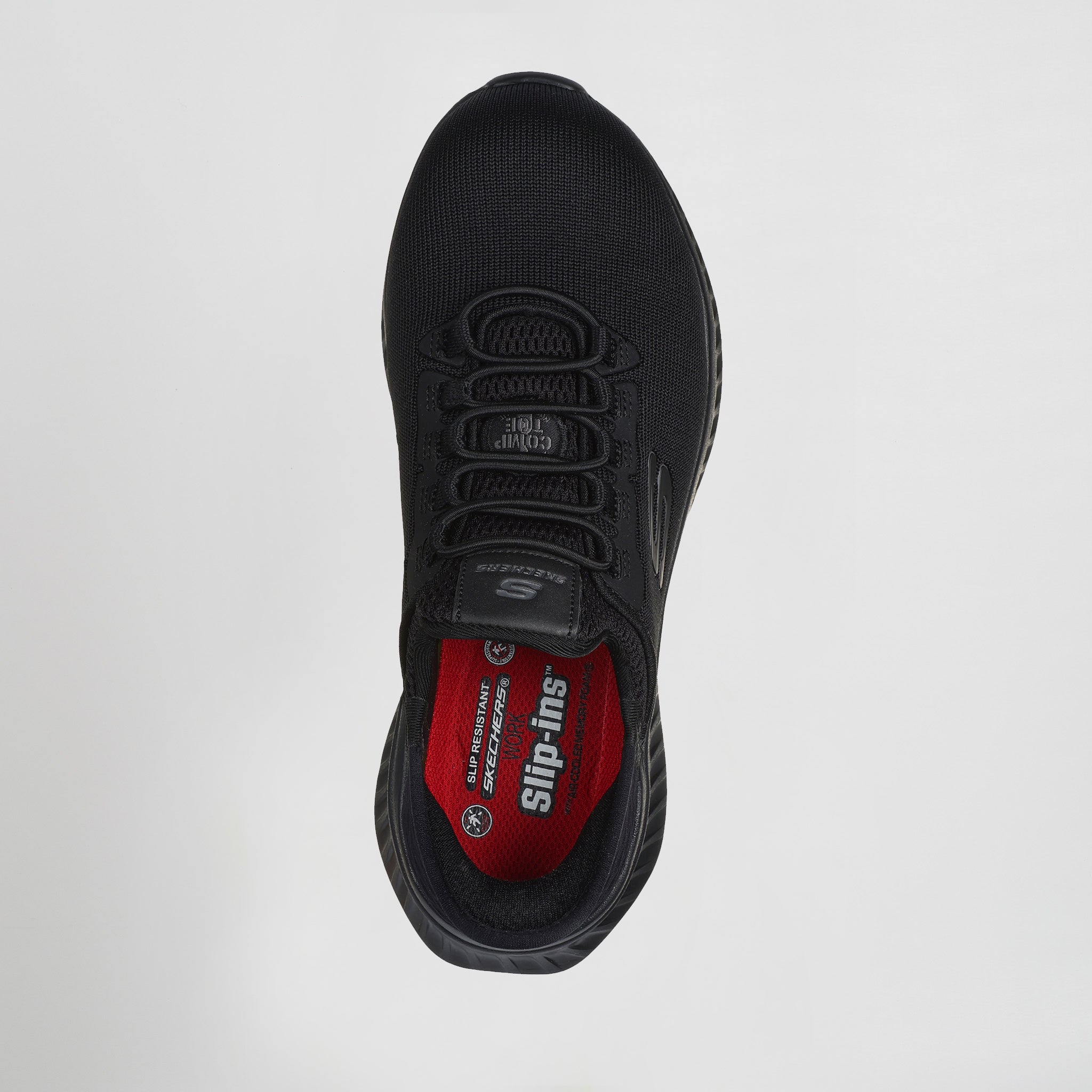 Skechers Slip-ins Work Tilido Ombray mujer negro, vista 2