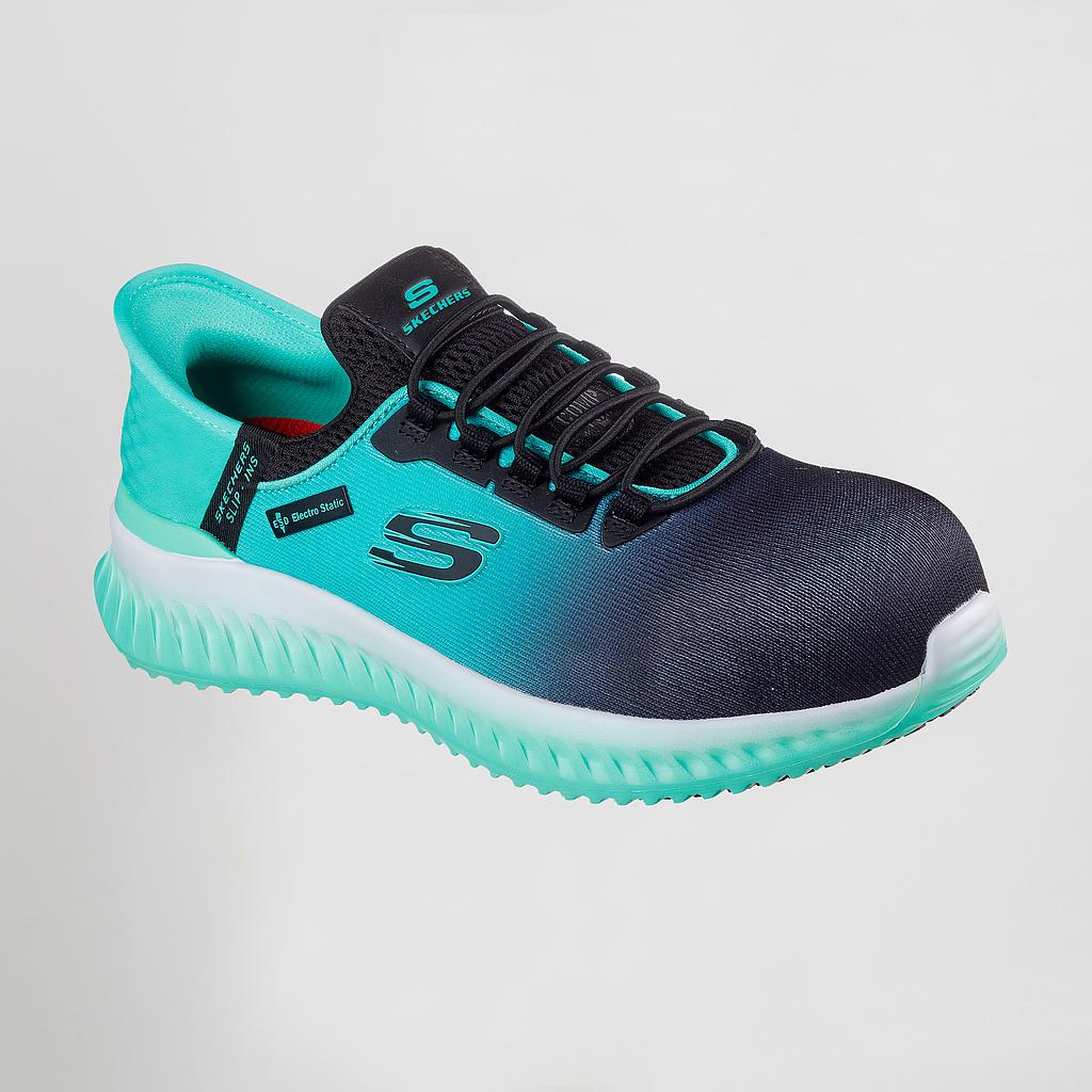 Skechers Slip-ins Work Tilido Ombray mujer turquesa, vista 1