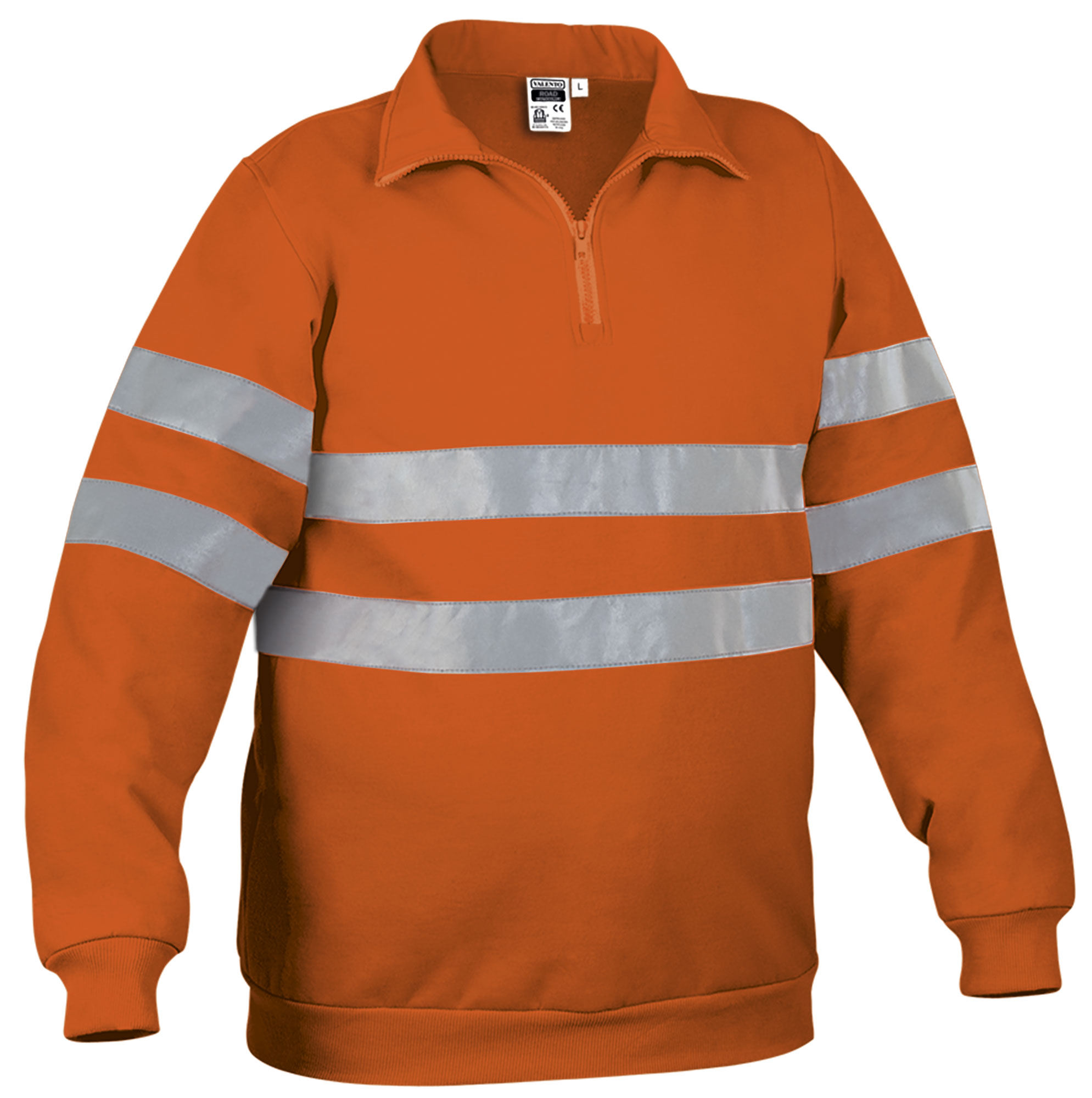 Sudadera de alta visibilidad Valento ROAD naranja flúor