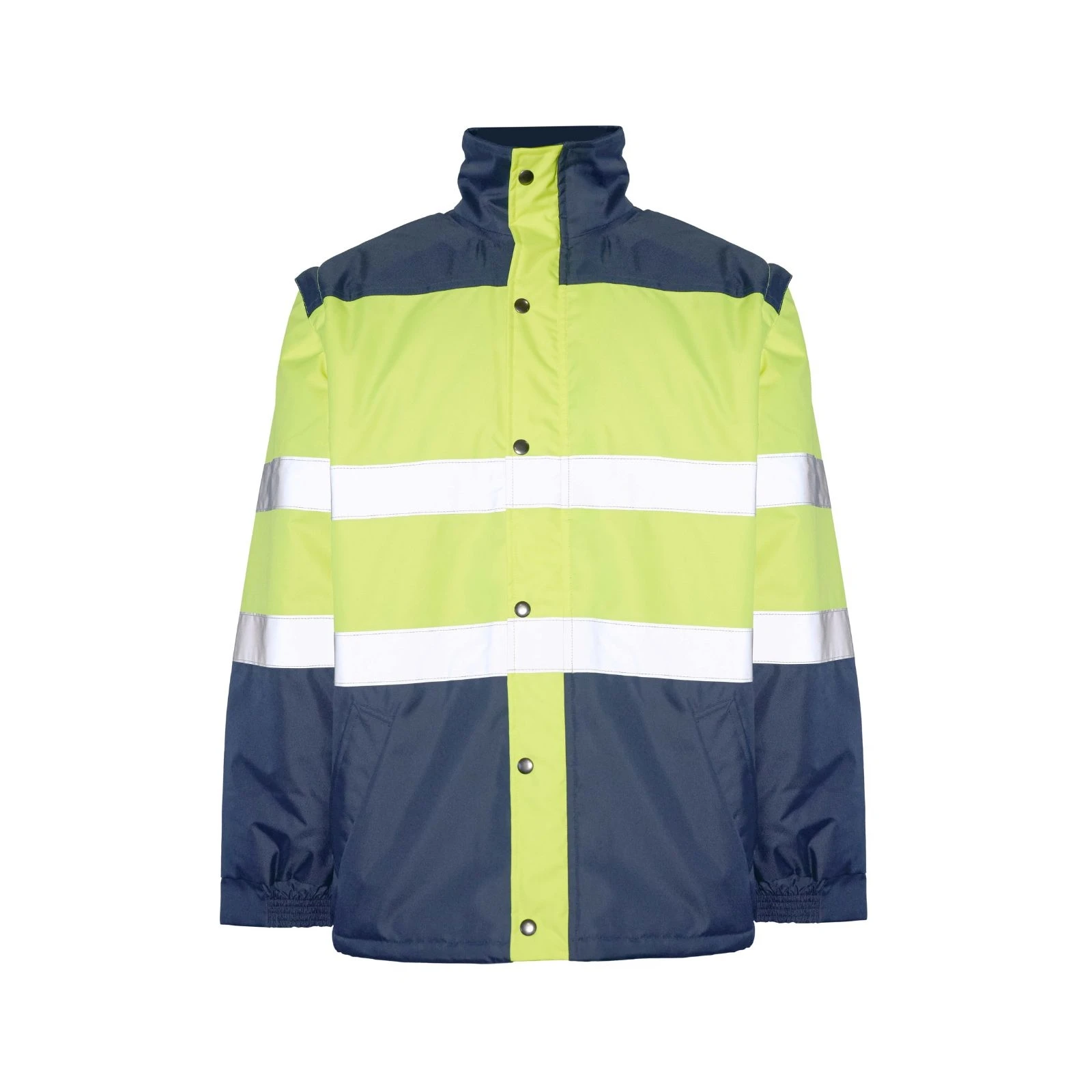 Parka de alta visibilidad Seana ANSO — Marino / Amarillo flúor