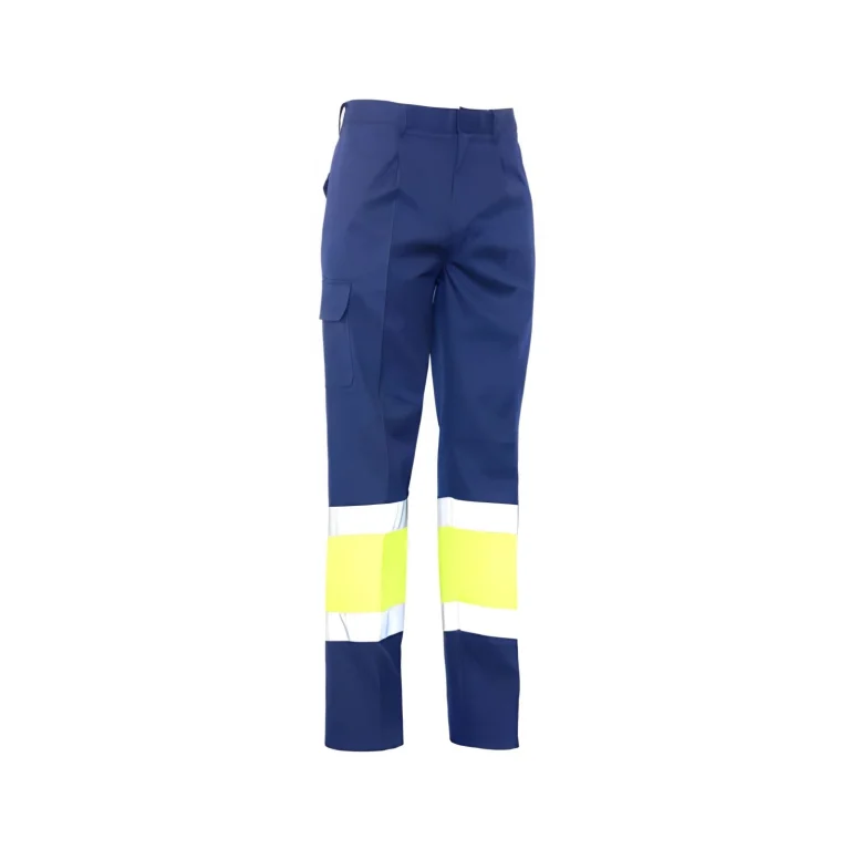 Pantalón de alta visibilidad Seana BLASI 1 BICOLOR — Marino / Amarillo flúor