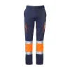 Pantalón de alta visibilidad Seana CROSS — Marino / Naranja flúor