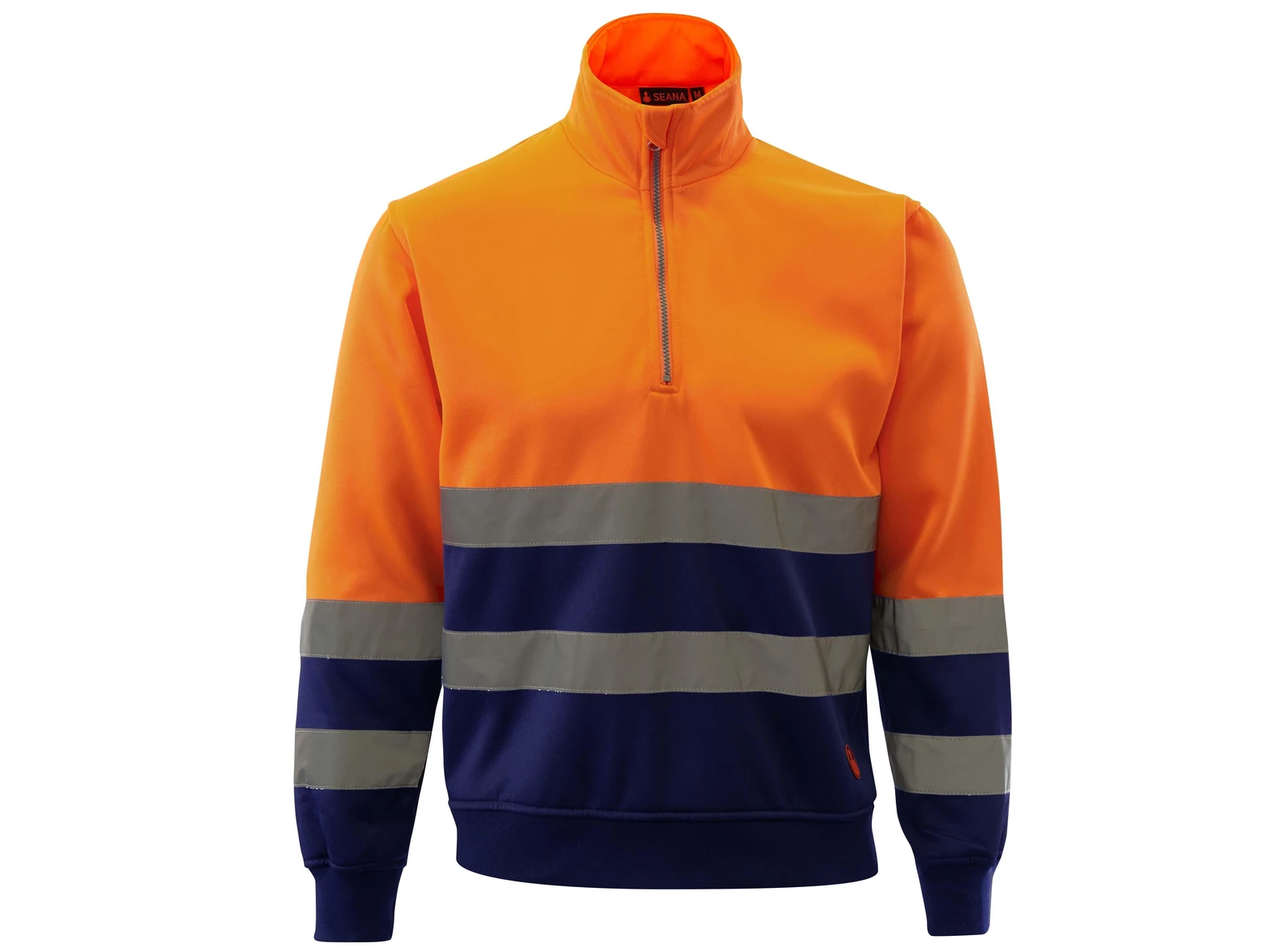 Sudadera de alta visibilidad Seana FRAK — Marino / Naranja flúor