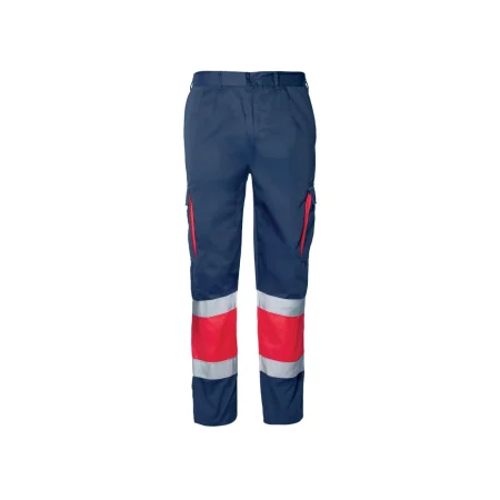 Pantalón de alta visibilidad Seana LAURI 5 — Marino / Rojo flúor