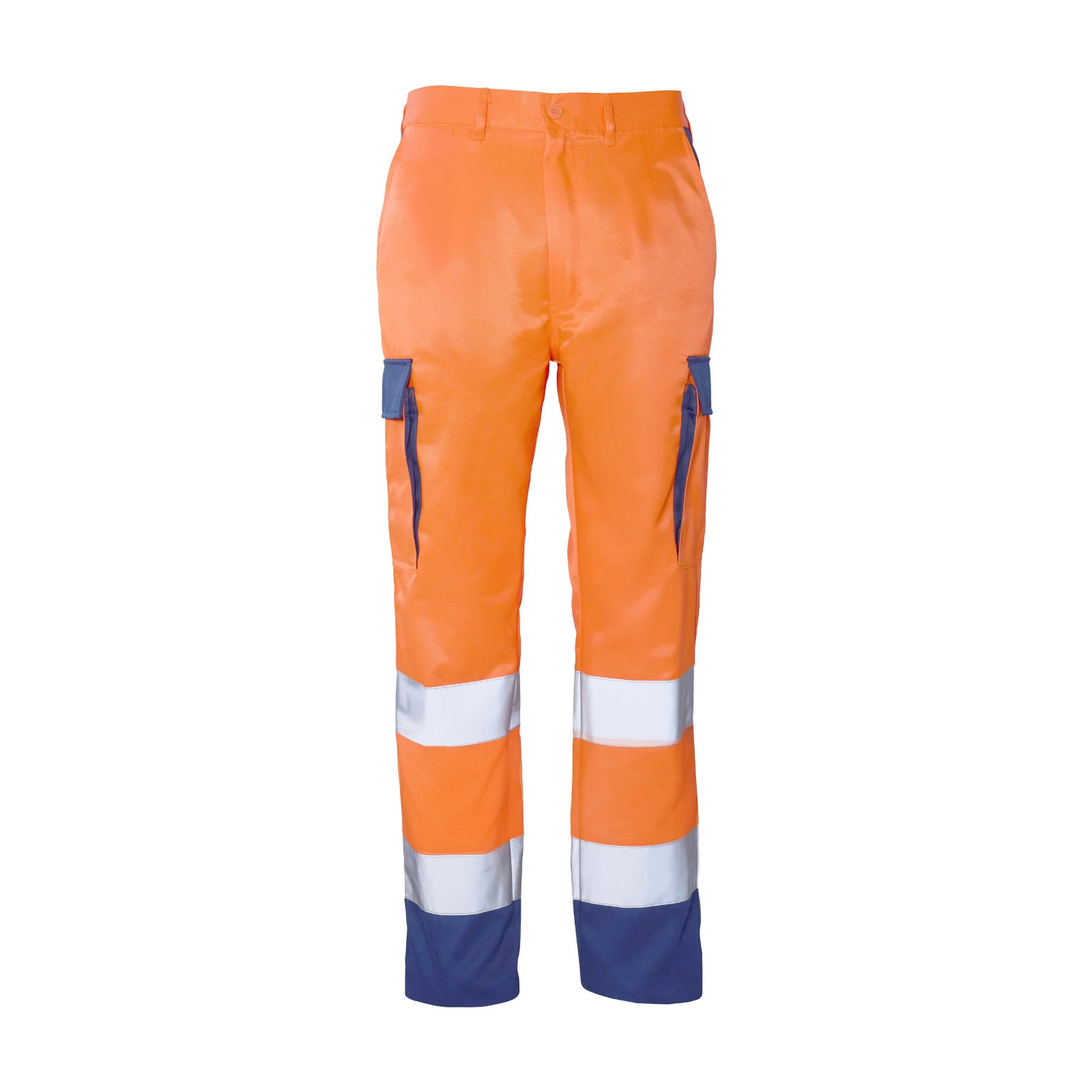 Pantalón de alta visibilidad Seana LUCE — Marino / Naranja flúor