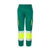 Pantalón de alta visibilidad Seana MADRAS 1 de 240 g/m² — Verde hoja / Amarillo flúor
