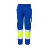 Pantalón de alta visibilidad Seana MADRAS 1 de 240 g/m² — Azul / Amarillo flúor