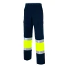 Pantalón de alta visibilidad Seana MADRAS 3 — Marino / Amarillo flúor