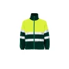 Forro polar de alta visibilidad Seana TIANA 2 — Verde botella / Amarillo flúor